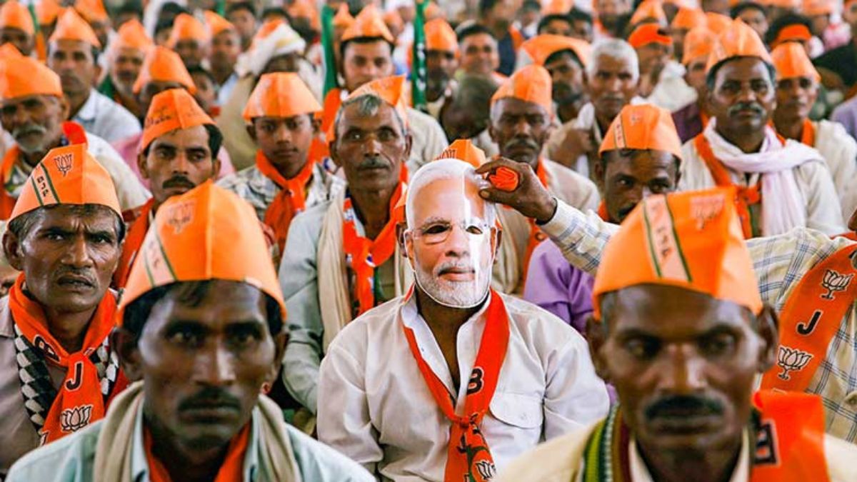 BJP supporters in Uttar Pradesh